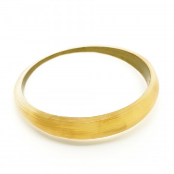 Alexis bittar lucite skinny tapered bangle gold