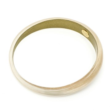 Alexis bittar lucite skinny tapered bangle moon signed