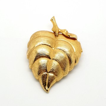 Avon golden leaf pin perfume glacé, 1969