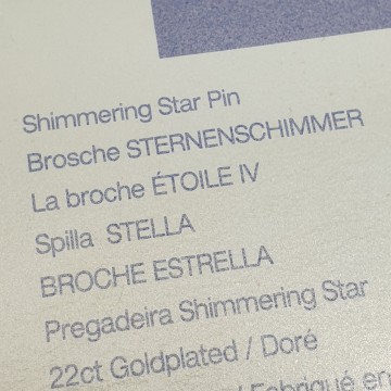 Avon 'Shimmering Star Pin' 22ct goldplated