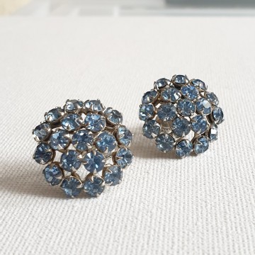 Babyblauwe schroefoorbellen 50's