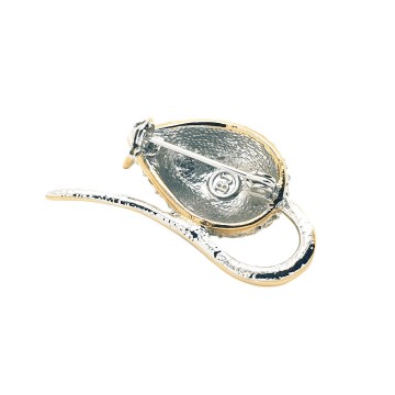 BJ - mouse brooch littered with rhinestones - Bliinkt