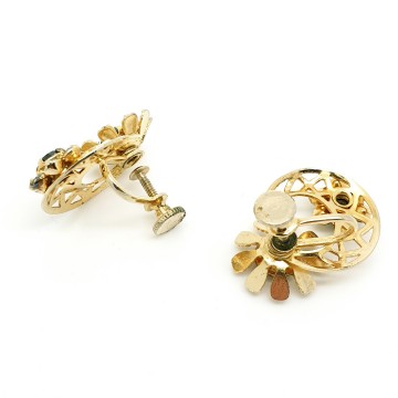 Bloemoorbellen met strass