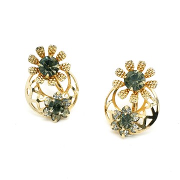 Bloemoorbellen met strass