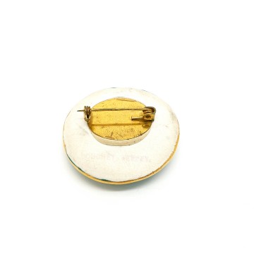'Bouchet Jersey' ceramic sea themed brooch