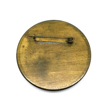 Broche met meisjeskopje