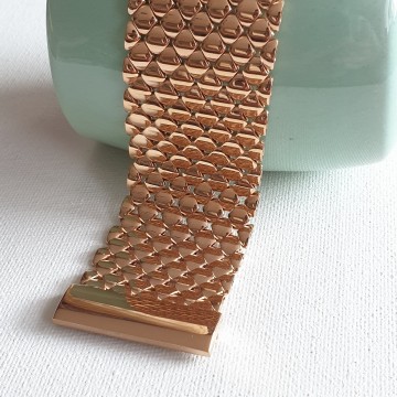 Bronze Milor Italy wide rose gold - Bliinkt