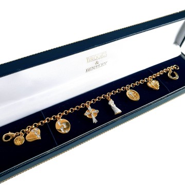 Brooks & Bentley - 'Footprints in the sand' charm bracelet - Bliinkt