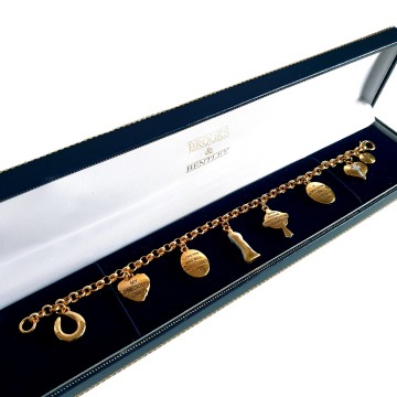 Brooks & Bentley - 'Footprints in the sand' charm bracelet - Bliinkt