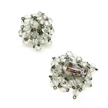 Castlecliff dangle waterfall earrings signed