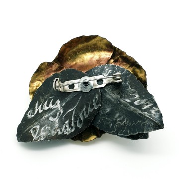 Chris de la torre bloembroche achterkant