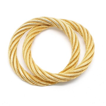 Christian Dior goldtone brooch of two interwoven circles - Bliinkt