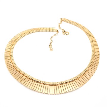 Cleopatra-style short goldtone neckace - Bliinkt
