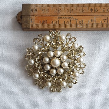 Coro pearl brooch and pendant