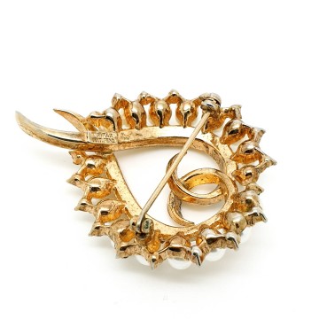 Crown Trifari hartvormige broche uit 1953, Alfred Philippe