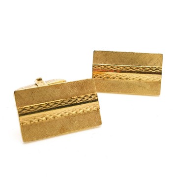 Cufflinks RGP 1/40 12 KT RoWi, Made in Germany - Bliinkt