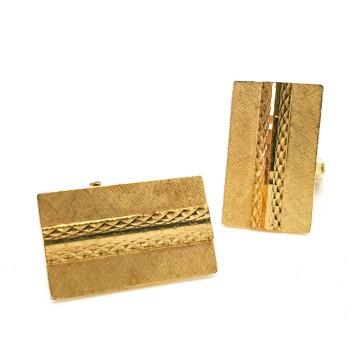 Cufflinks RGP 1/40 12 KT RoWi, Made in Germany - Bliinkt