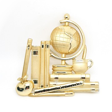 Danecraft - world traveller brooch - Bliinkt