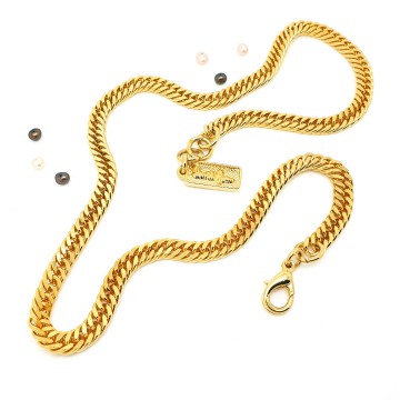 David grau goldtone link chain necklace - Bliinkt