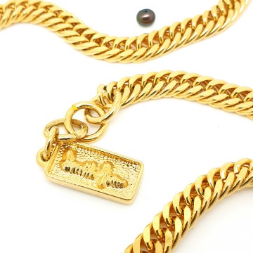 David grau goldtone link chain necklace - Bliinkt