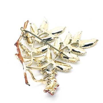 Exquisite - 'Mountain Ash' brooch 'Leaf series' - Bliinkt