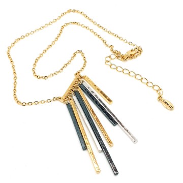 Fiorelli - delicate tricolor necklace - Bliinkt