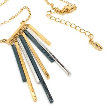 Fiorelli - delicate tricolor necklace - Bliinkt