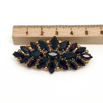 Granaatrode strassbroche - Bliinkt