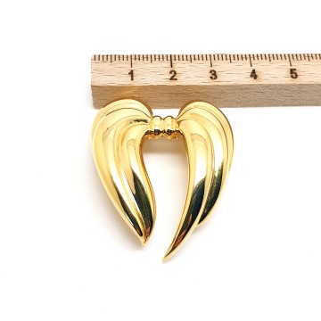 Goudkleurige 'Angel Wings' broche - Bliinkt