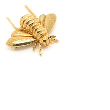 Goldtone bee brooch - Bliinkt