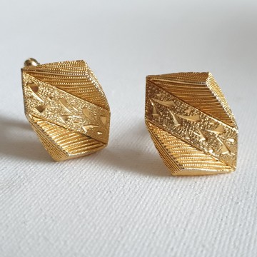 Vintage goldtone cufflinks, numbered 479