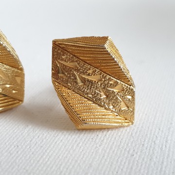 Vintage goldtone cufflinks, numbered 479