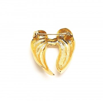 Goudkleurige 'Angel Wings' broche - Bliinkt
