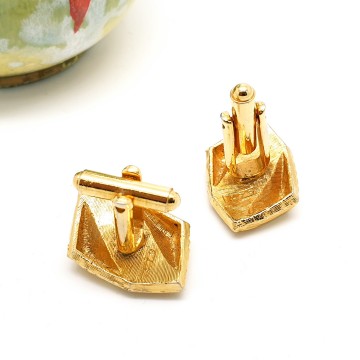Vintage goldtone cufflinks, numbered 479
