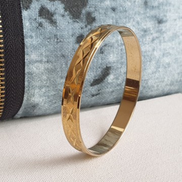 Japan goldtone bangle monet style