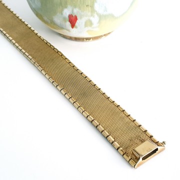 Kollmar & Jourdan - goldtone bracelet with safety closure - Bliinkt