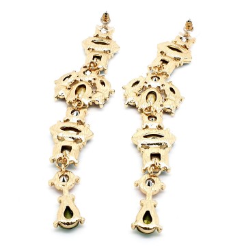 Lange veelkleurige strassoorbellen