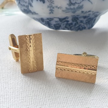 Cufflinks RGP 1/40 12 KT RoWi, Made in Germany - Bliinkt