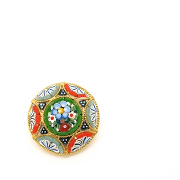 Micromosaic brooch made in italy   bliinkt