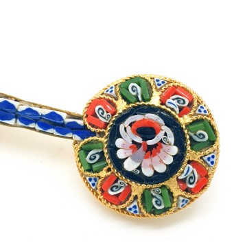 Micro mosaic brooch banjo - Bliinkt
