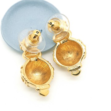 Monet 24k goldtplated stud earrings