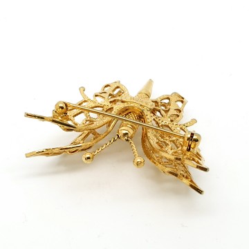 Monet vlinderbroche met dubbele vleugels