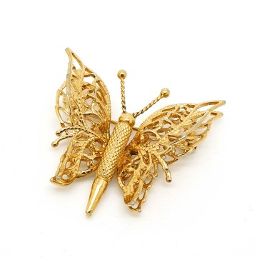 Monet vlinderbroche met dubbele vleugels