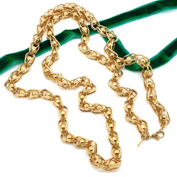 Monet - gold plated caged balls necklace - Bliinkt