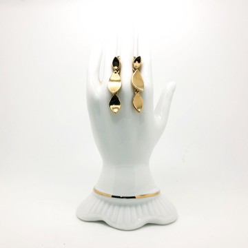 Monet goldtone dangle clips - Bliinkt