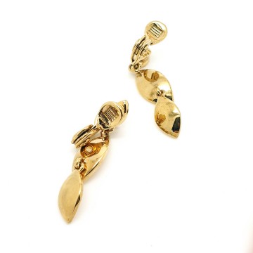 Monet goldtone dangle clips - Bliinkt