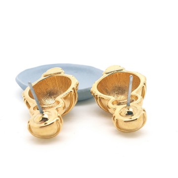 Monet 24k goldtplated stud earrings