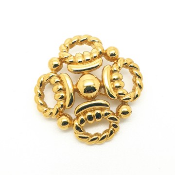 Monet - goldtone open work brooch and pendant combined - Bliinkt