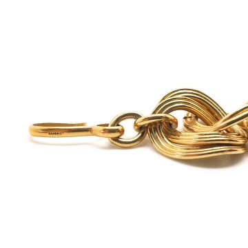 Monet goldtone double link chain necklace - Bliinkt