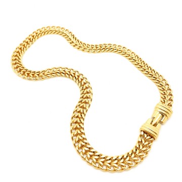 Monet flexible short goldtone necklace - Bliinkt